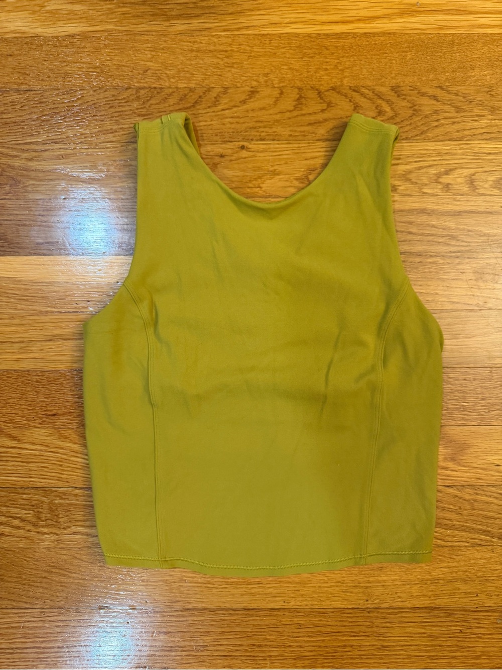 Lululemon Nulu Twist-Back Yoga Tank Top *Light Support, C/D Cups Auric Gold